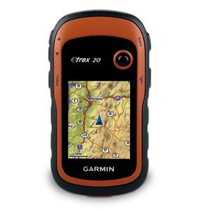 Máy định vị GPS cầm tay Garmin eTrex 20, màn hình 2,2'', 65.000 màu, chống nước IPX7, bộ nhớ 1,7G+khe cắm thẻ nhớ