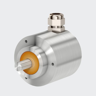 Bộ mã hóa quay tương đối  tiêu chuẩn công nghiệp Pepperl+Fuchs Ø 58 mm, chất liệu thép không gỉ (Incremental Rotary Encoders – 40 mm Design)