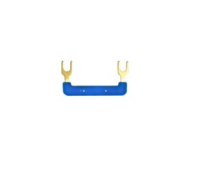 Thanh nối tắt cầu đấu dây (Short Bar) Segibiz SG-SBB-2P (Blue/for socket), 2 đầu nối, số lượng 10EA/1SET