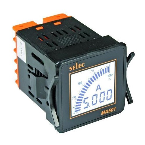 Đồng hồ đo dòng điện Selec MA501, size 48x48mm